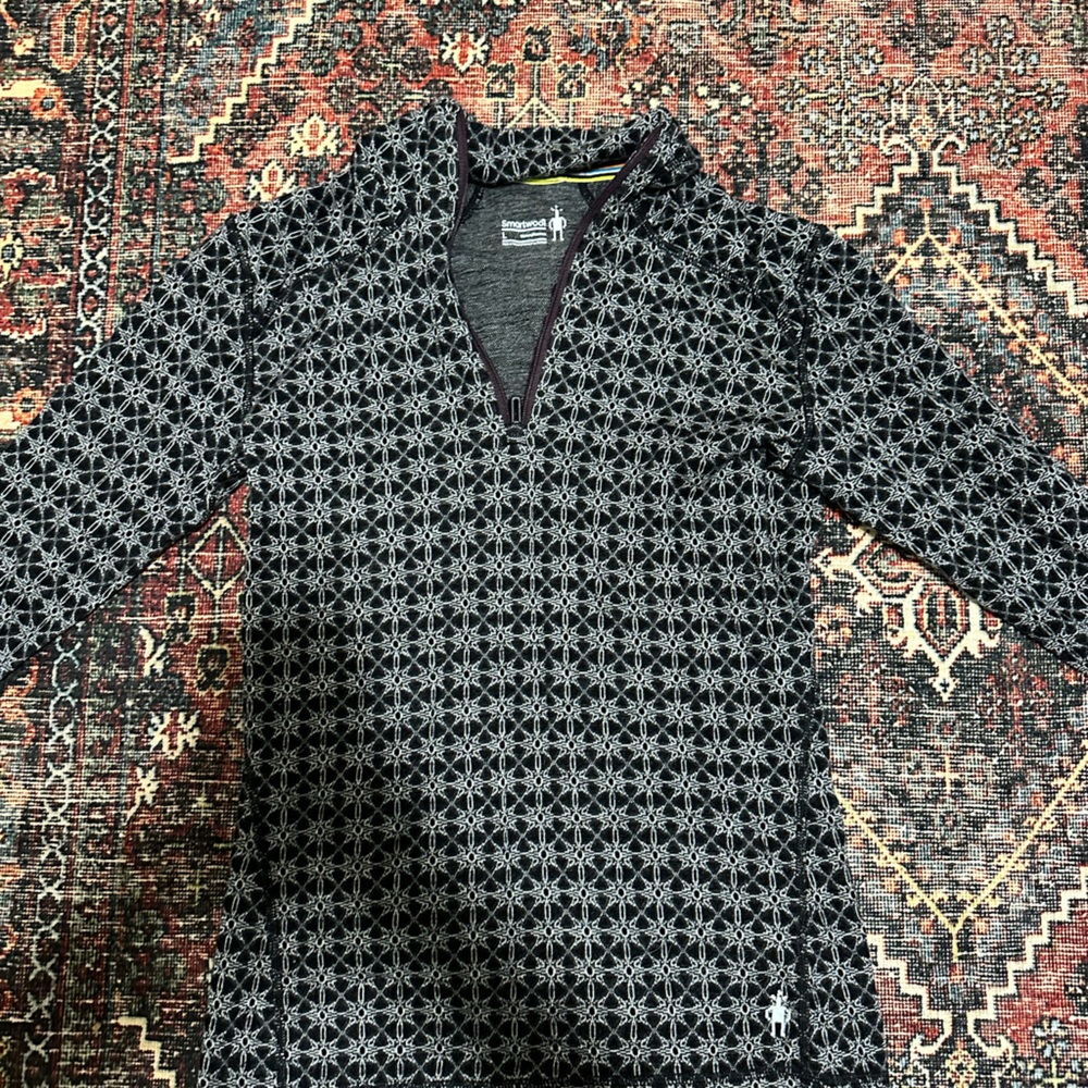 Wool pullover jacket